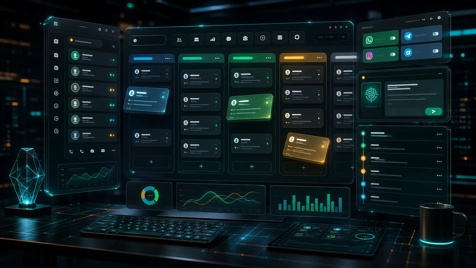 Automacao, CRM e atendimento para negocios Rufx One